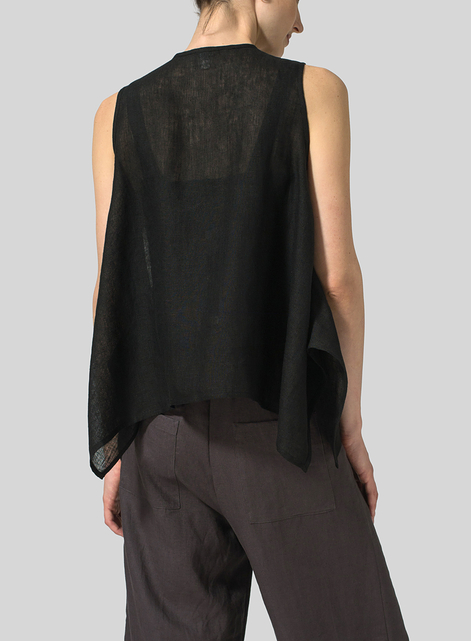 Gauze Linen Vest