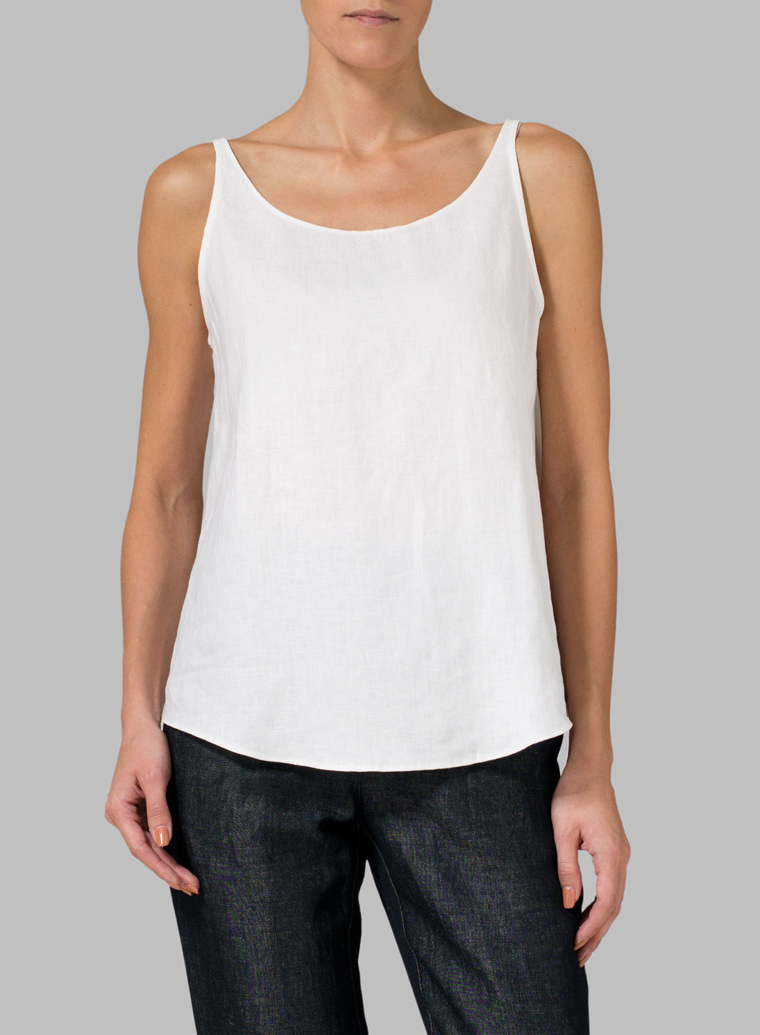 Linen Thin Strap Cami - Plus Size