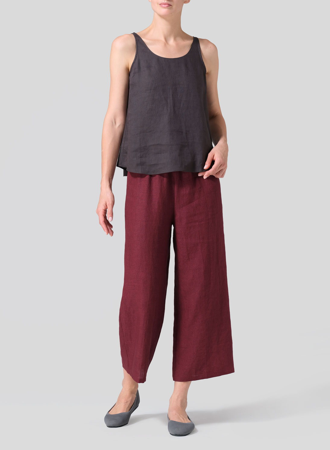 Linen Thin Strap Cami