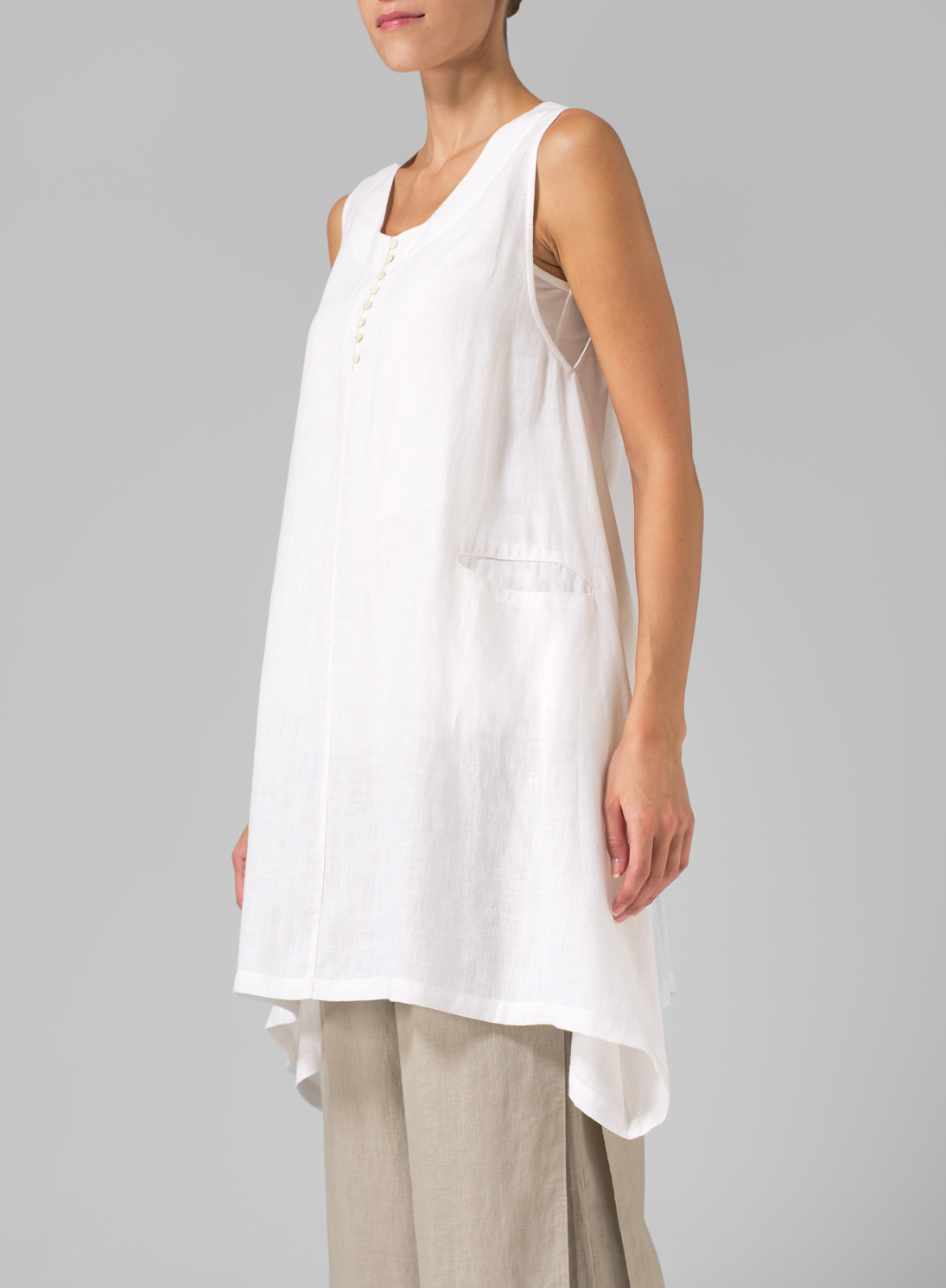 womens linen tunics uk